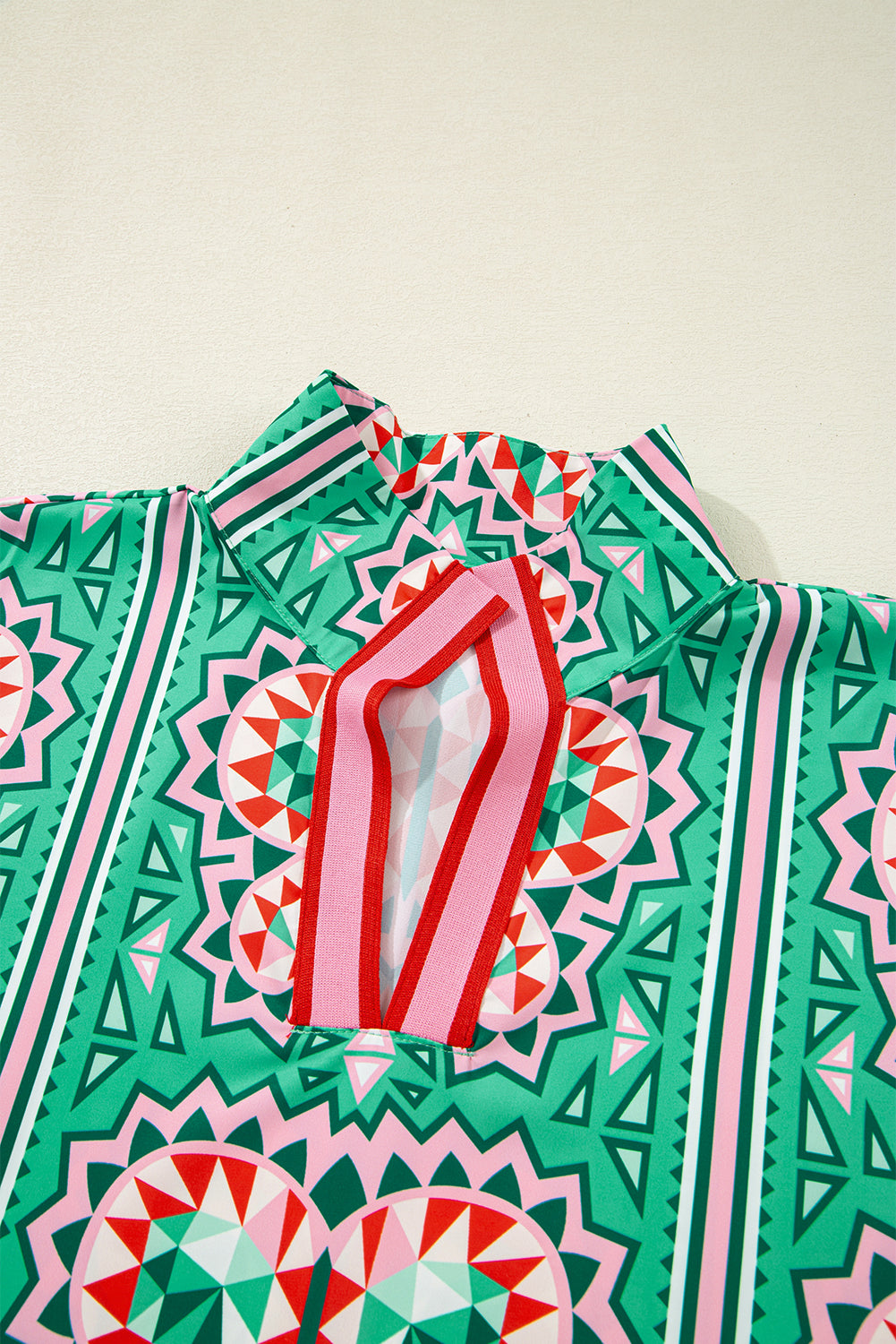 Sea Green Boho Blouse