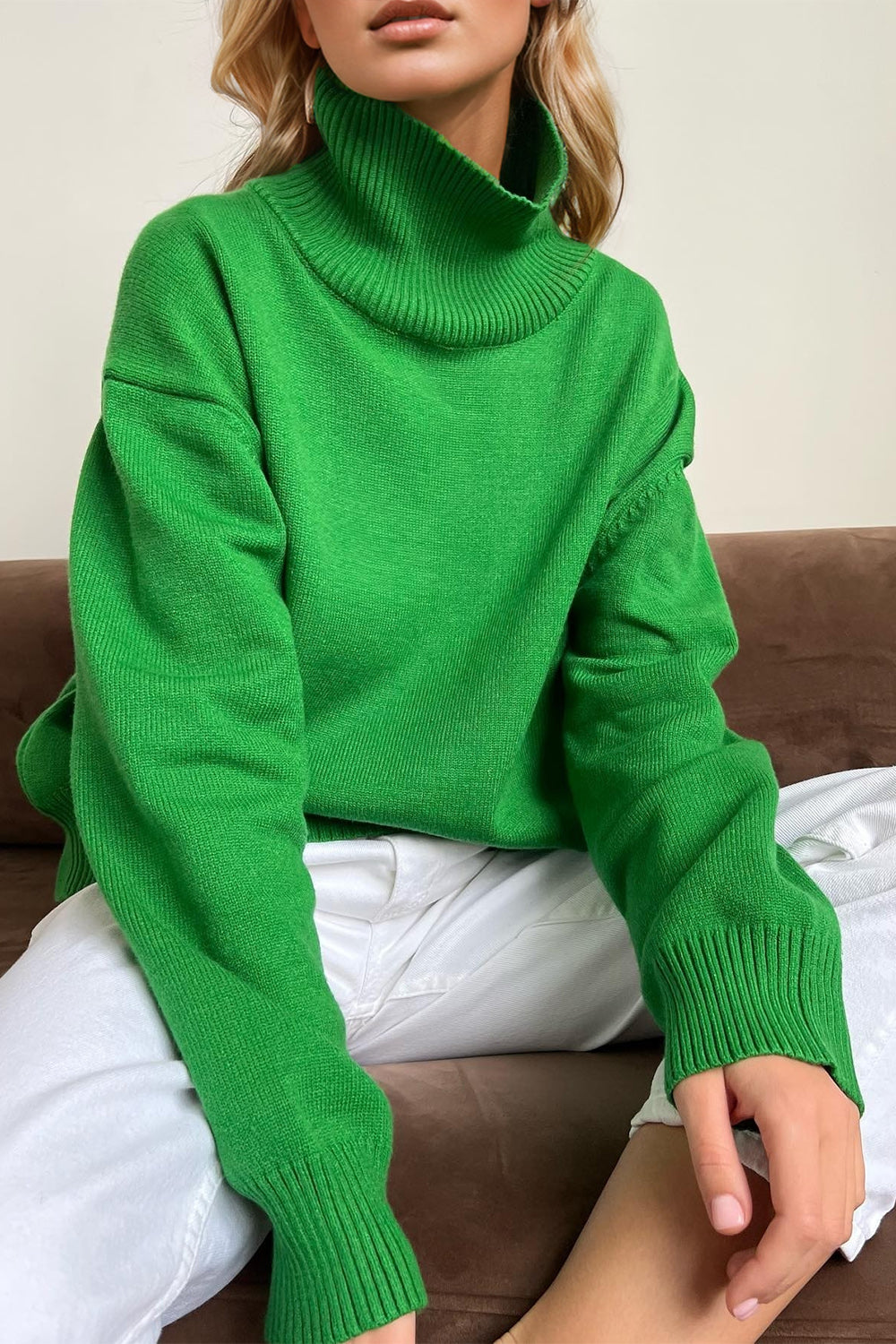 Turtleneck Long Sleeve Sweater