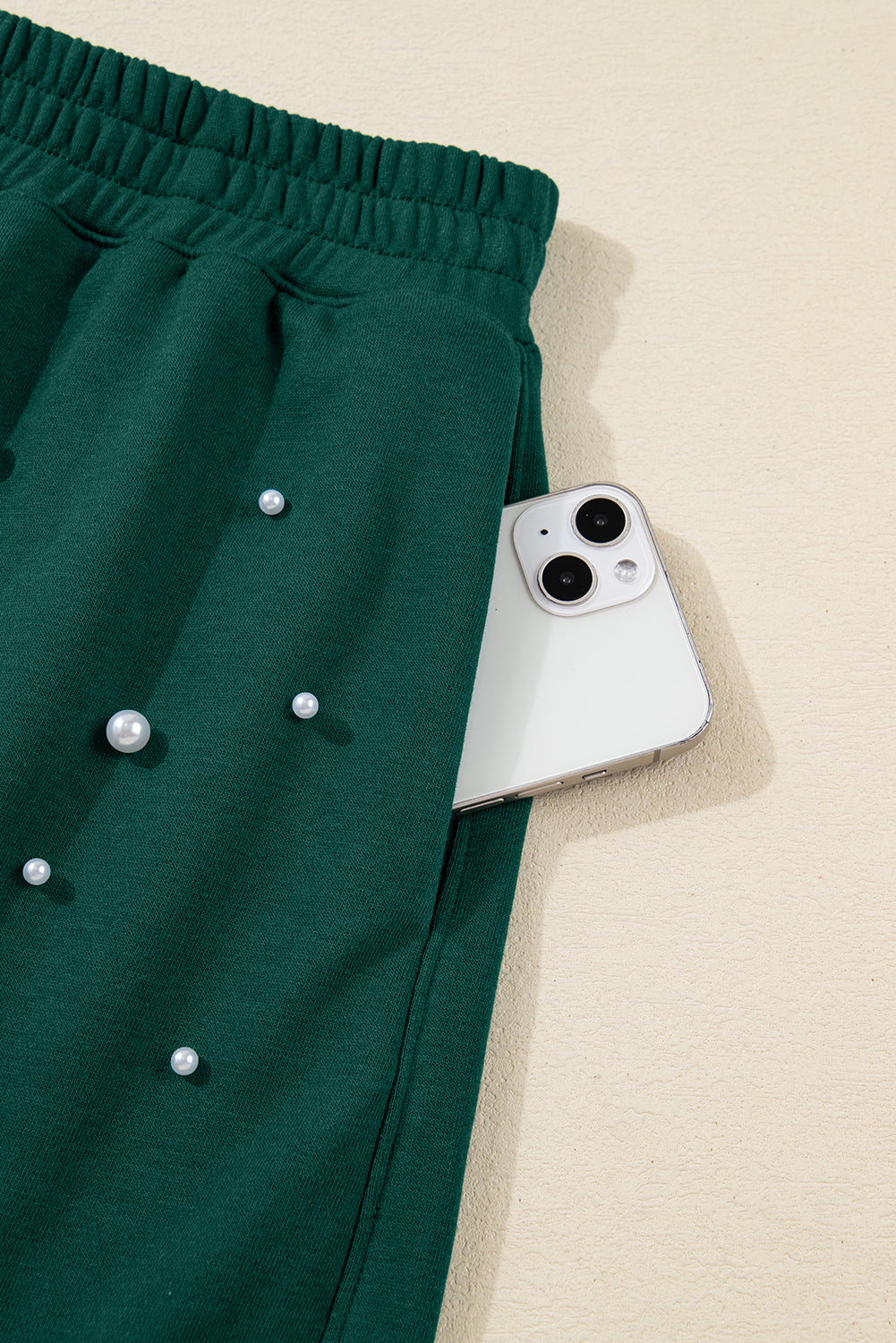 Green Pearl embellished set