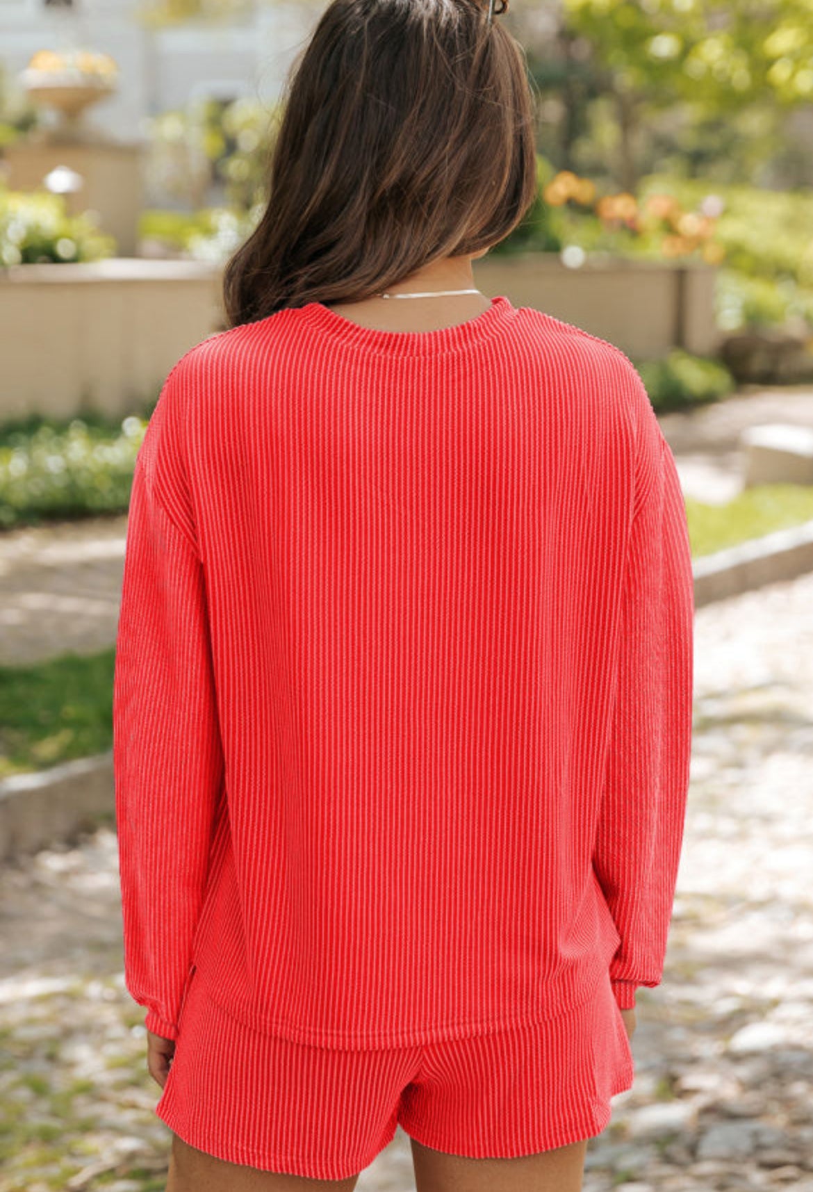 Ribbed longsleeve set