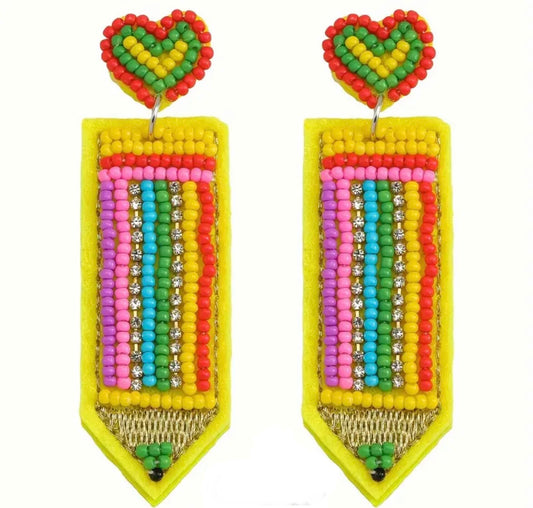 Pencil earrings