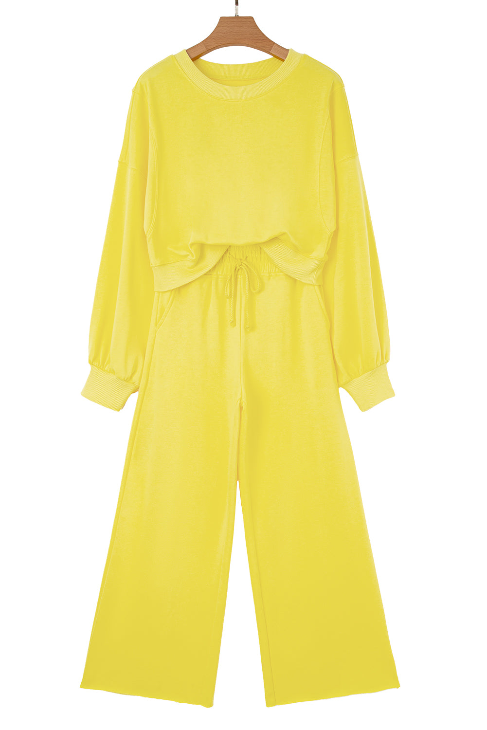 Yellow sweat set