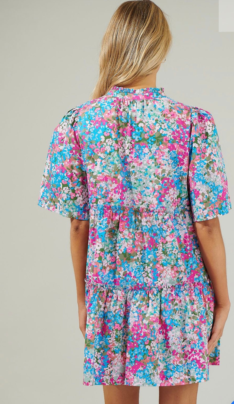 Floral shift dress