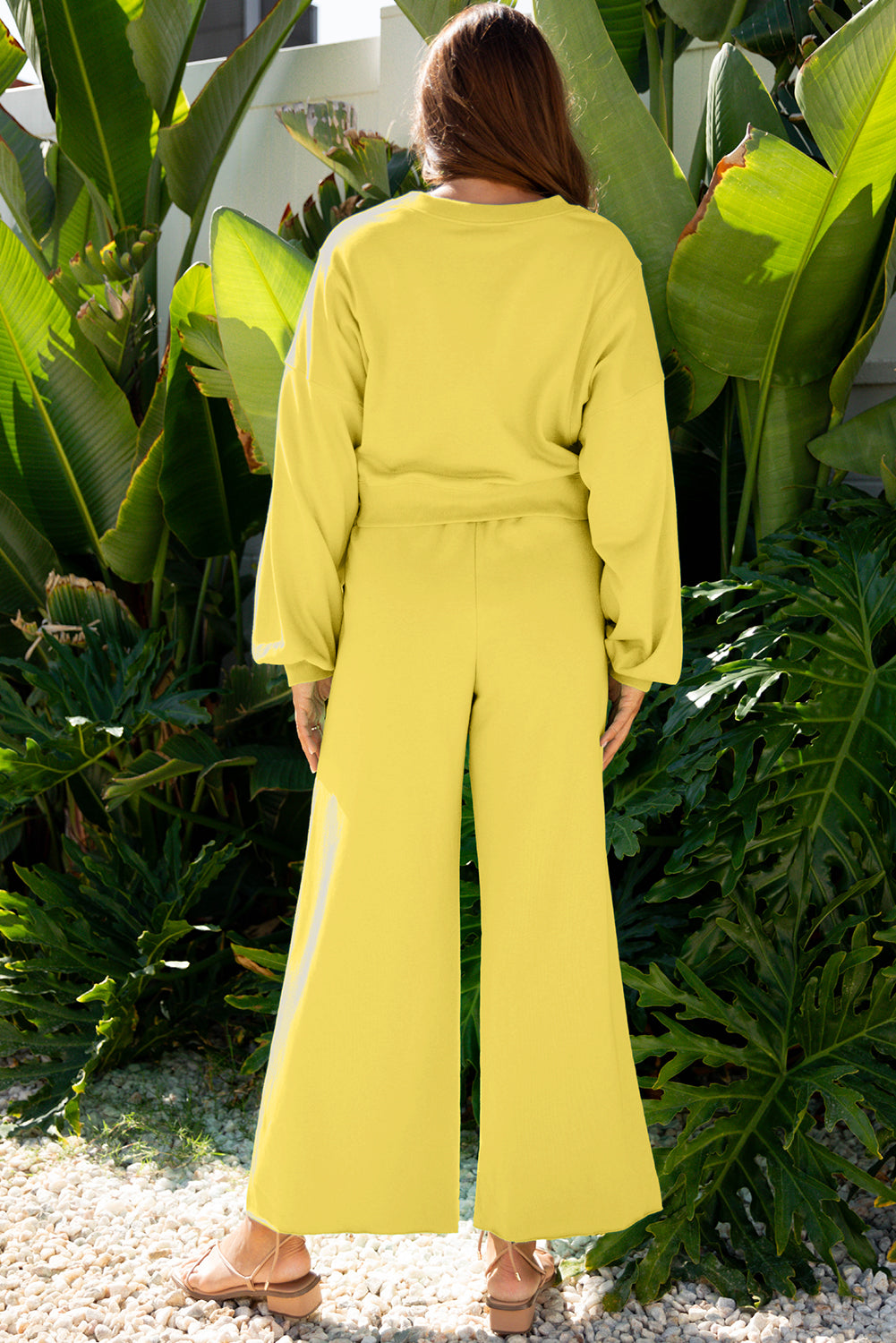 Yellow sweat set