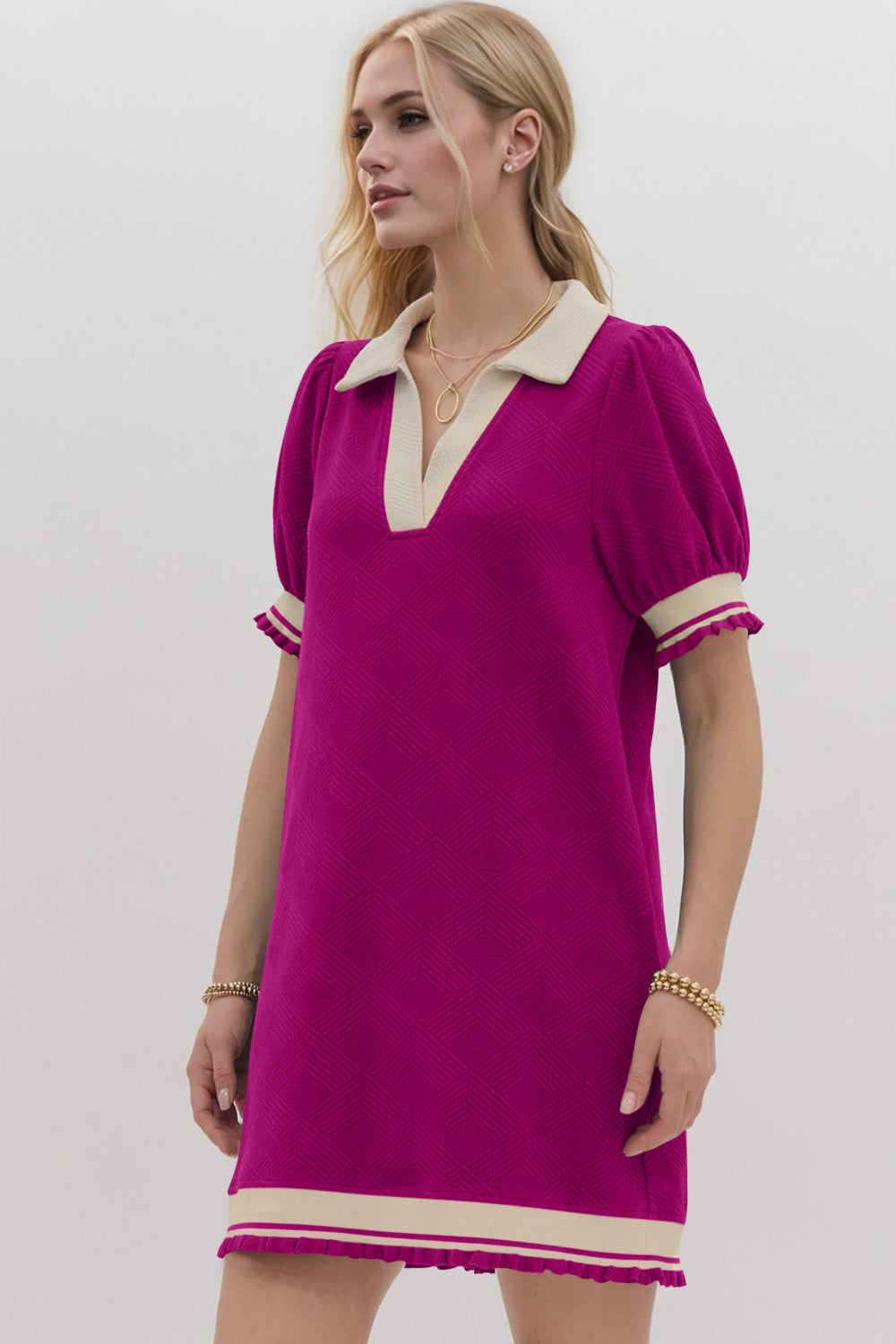by johnny pink mini dress The Cleo Mini Dress