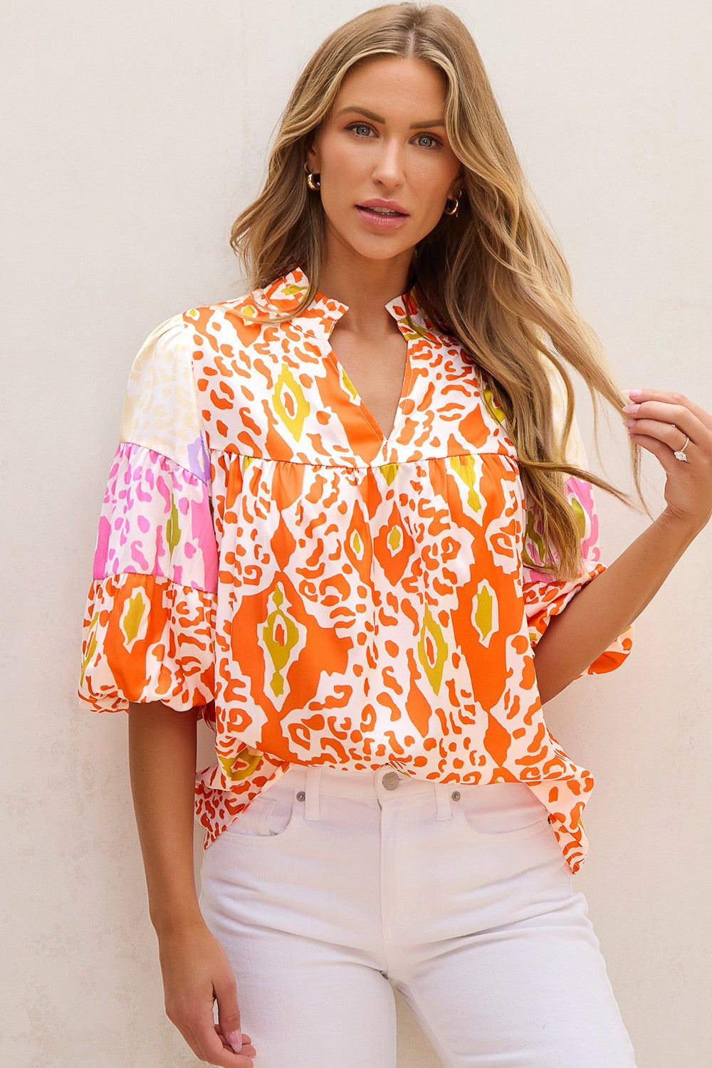 Boho Half Sleeve Blouse