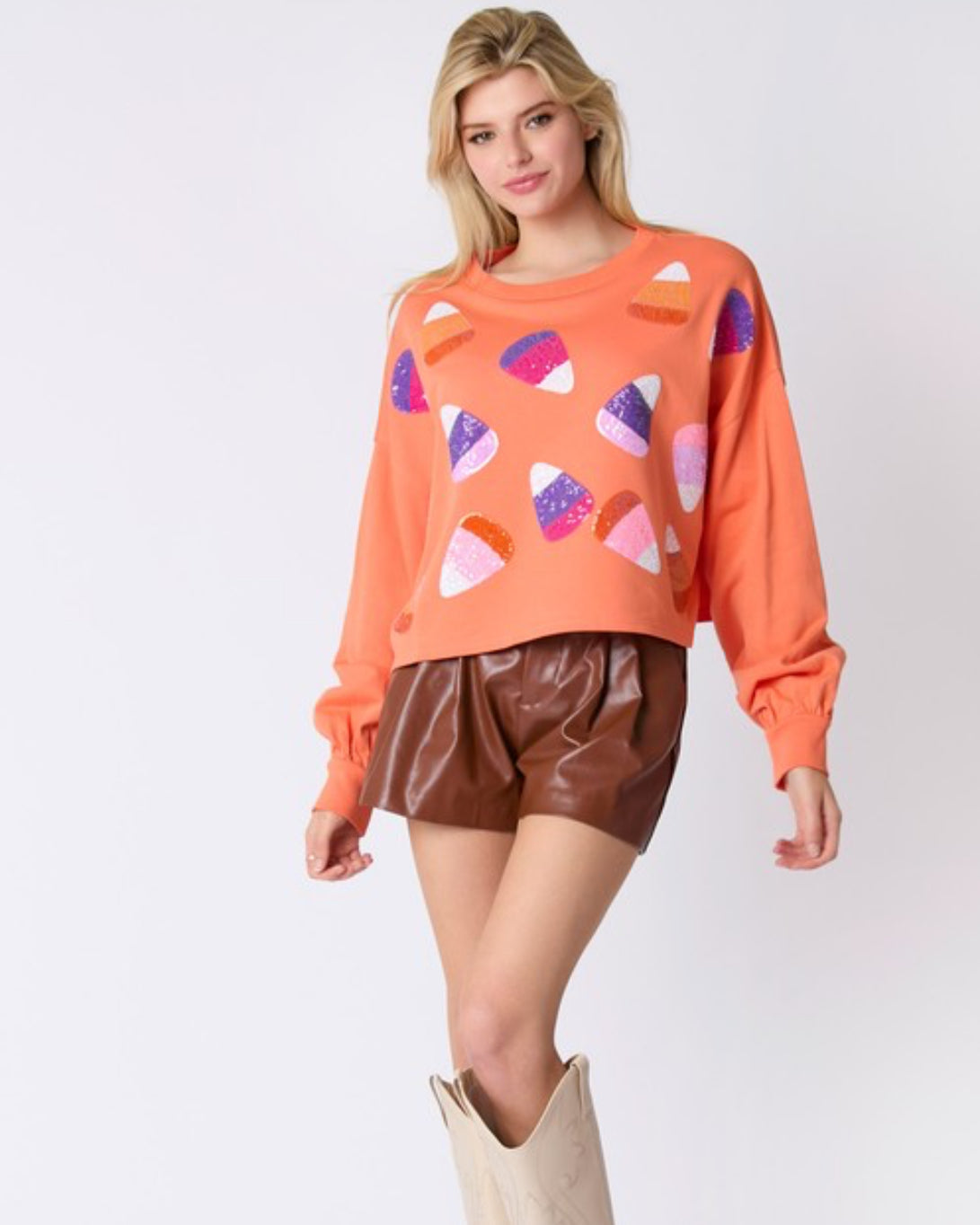 Candy corn sweatshirt