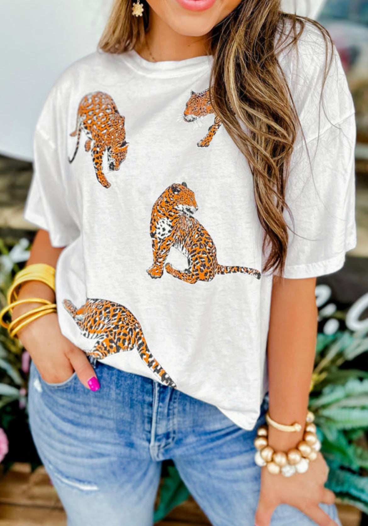 Leopard tee