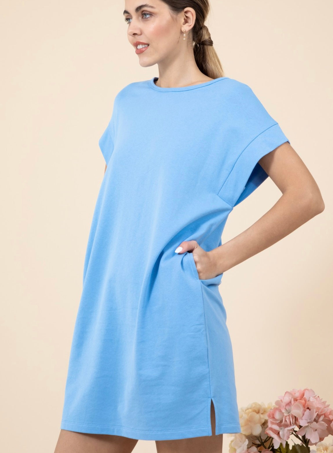 Cotton shift dress