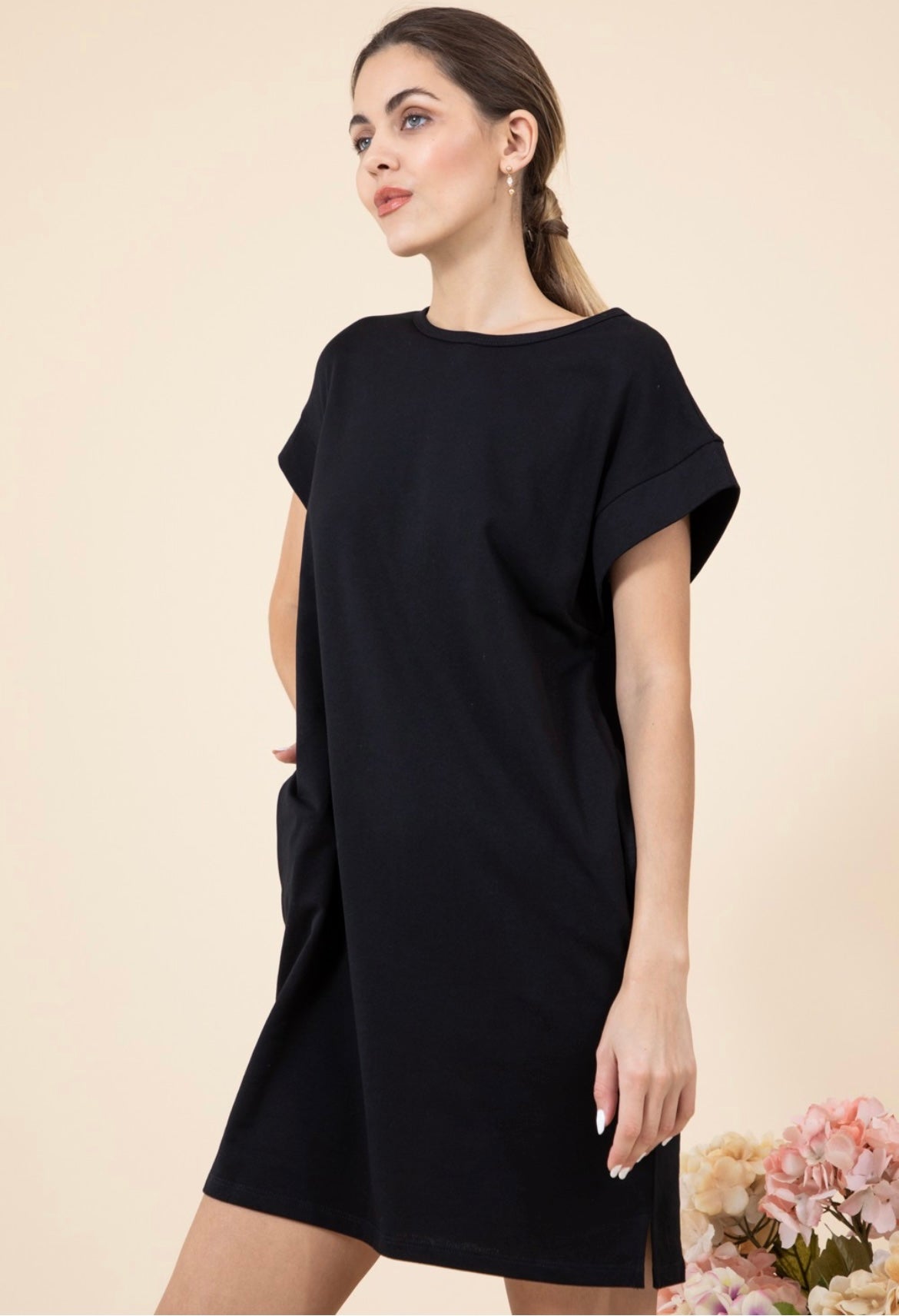 Cotton shift dress