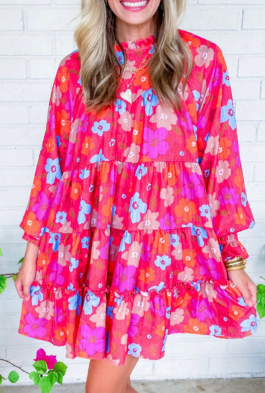 Floral babydoll dress