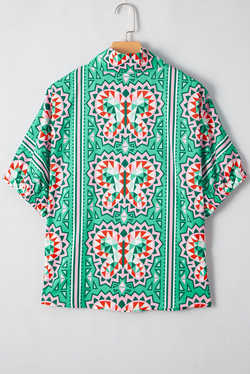 Sea Green Boho Blouse