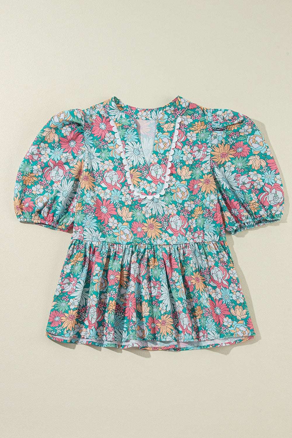 Floral short sleeve Blouse