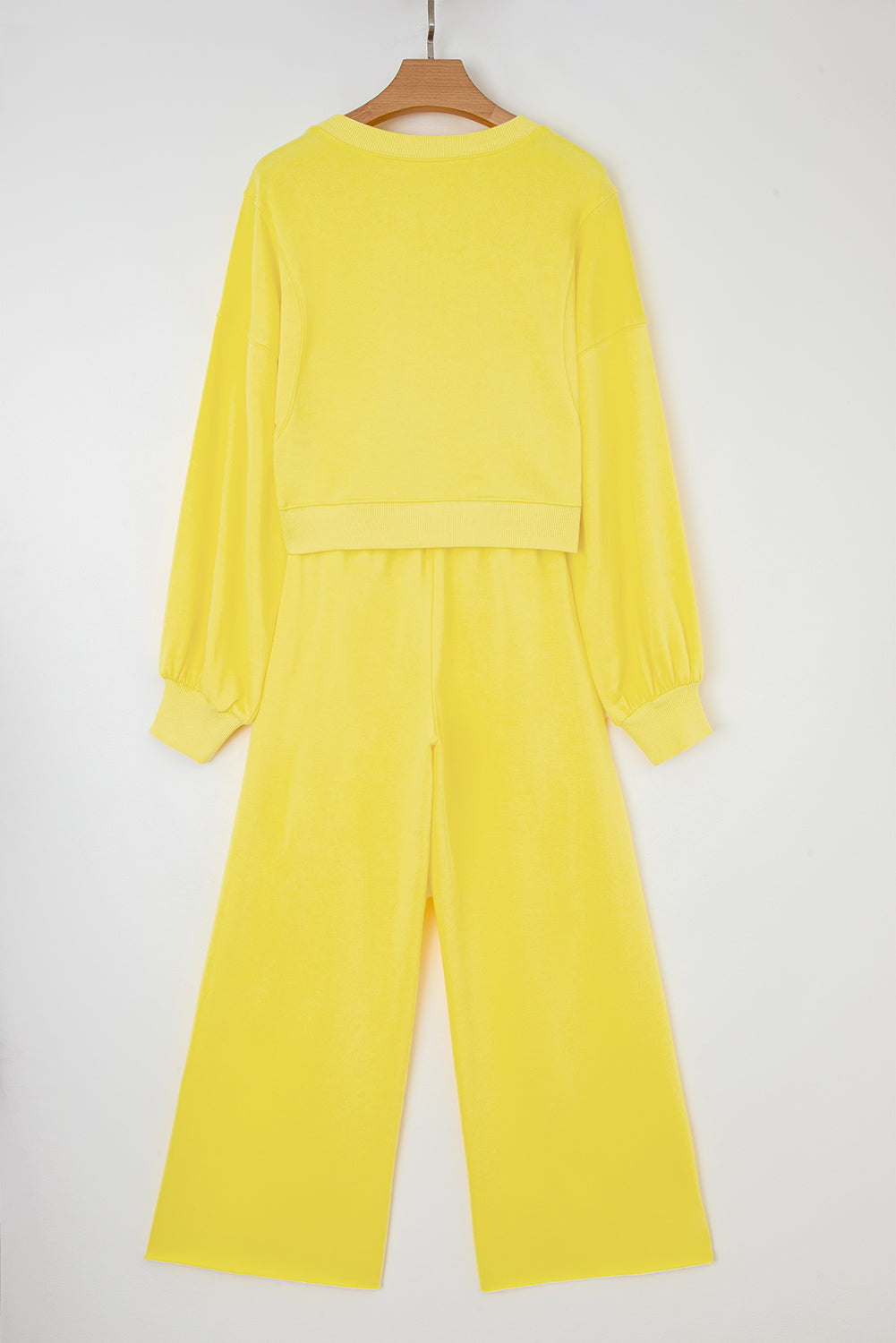 Yellow sweat set
