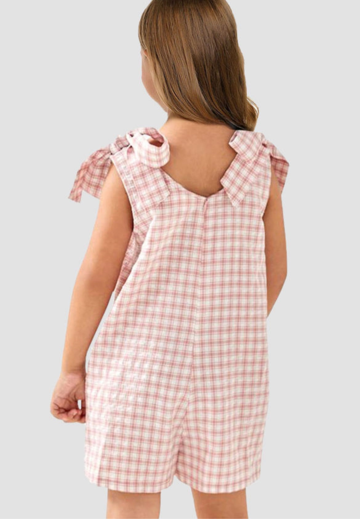 Girls tie romper